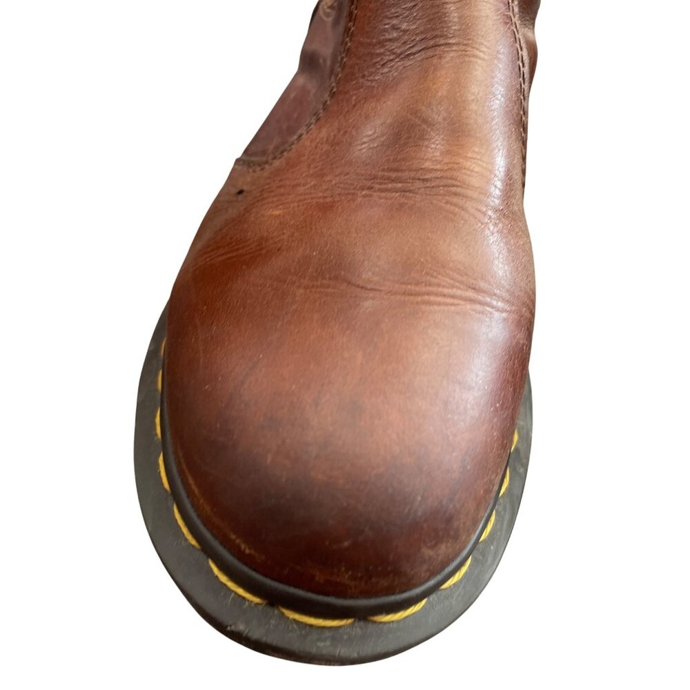 Dr. Martens Leonore Brown Leather Fur-Lined Chelsea Boots SIze 7 SKU 8905 - Picture 13 of 16